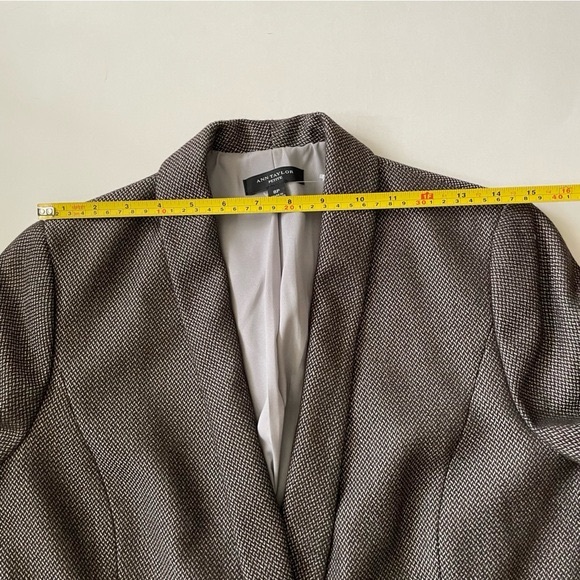 Ann Taylor Herringbone Blazer NWOT Size 8 Petite - Picture 8 of 12